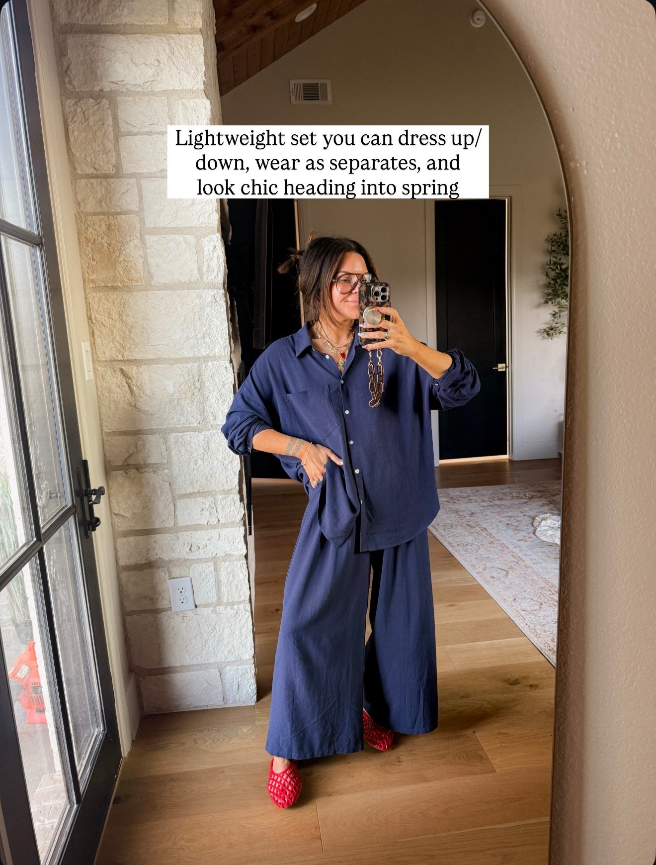 I got the XL, it should shrink up a bit in the wash. But I love that I will 100% wear them as separates too!


#LTKMidsize #LTKootd #LTKOver40