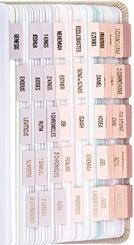 Amazon.com : DiverseBee Laminated Bible Tabs (Rose Gold Embossed Lettering), Bible Journaling Sup... | Amazon (US)