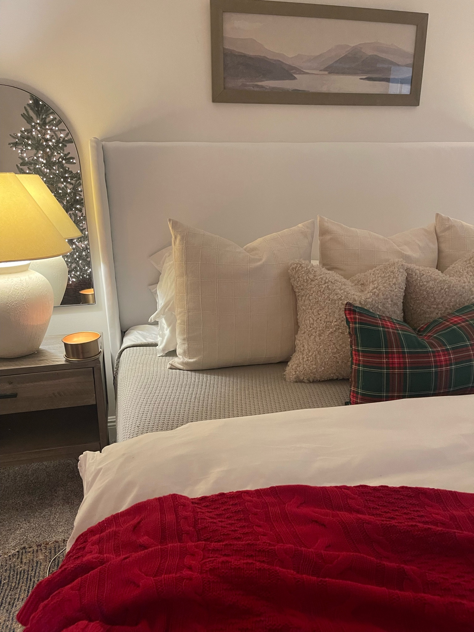 Our bedroom
At Christmas time 🌲♥️🪵

#LTKSeasonal #LTKGiftGuide #LTKHoliday