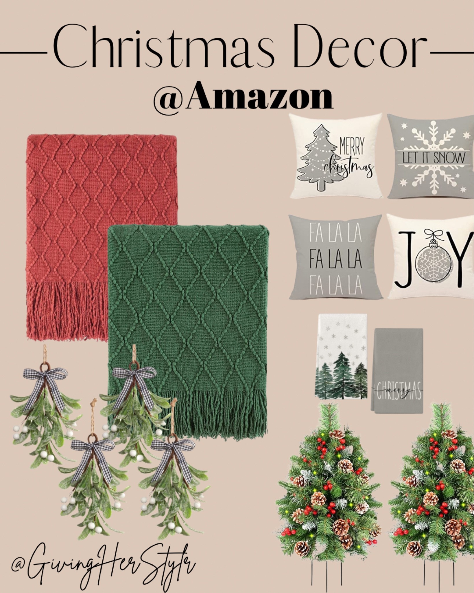 Christmas decor from Amazon! 

Amazon. Amazon prime. Amazon decor. Amazon seasonal. Amazon home decor. Amazon Christmas decor. Amazon holiday decor. Amazon seasonal decor. Christmas decor. Christmas home decor. Seasonal decor. Living room decor. Christmas living room decor. Christmas bathroom decor. Christmas bath towel. Christmas hand towel. Christmas kitchen towel. Christmas bath mat. Modern Christmas decor. Farmhouse Christmas decor. Christmas blanket, Christmas throw pillows. 
#amazon #christmas #christmasdecor #home #amazonhome #seasonal #holidays 

#LTKhome #LTKHoliday #LTKSeasonal