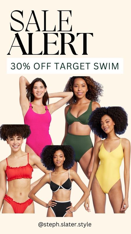 Target sale alert! 30% off womens swimwear 

#LTKSwim #LTKStyleTip #LTKSeasonal