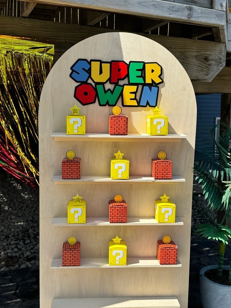 Super Mario birthday theme, so cute & perfect for your little guys! Mario name sign is great quality, very durable and long lasting. Using it after the party as bedroom decor! 

#LTKSaleAlert #LTKKids #LTKStyleTip