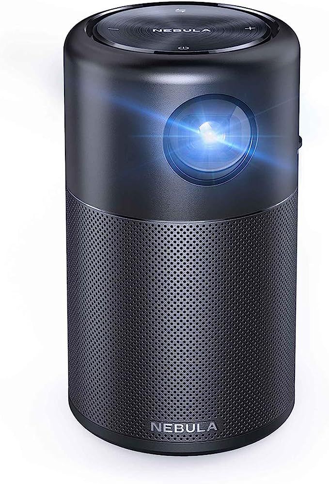 Nebula Capsule, by Anker, Smart Portable Wi-Fi Mini Projector, 100 ANSI lm Pocket Cinema, DLP, 36... | Amazon (US)