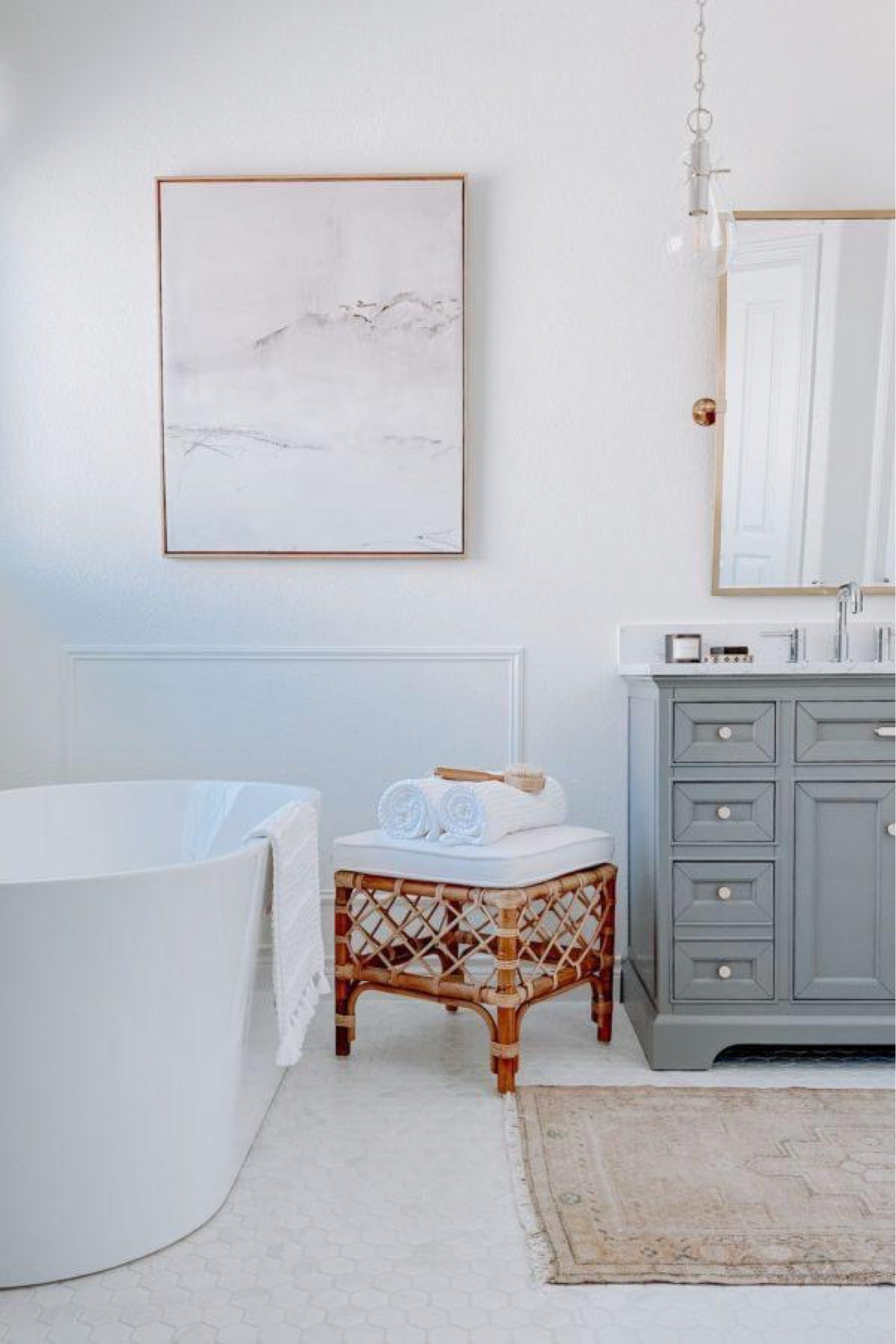 Several pieces from our master bathroom are on sale right now, including this stool -- I love it here next to the tub, but it would be pretty in an entryway or bedroom, as well! #LTKSpringSale

#LTKSaleAlert #LTKHome