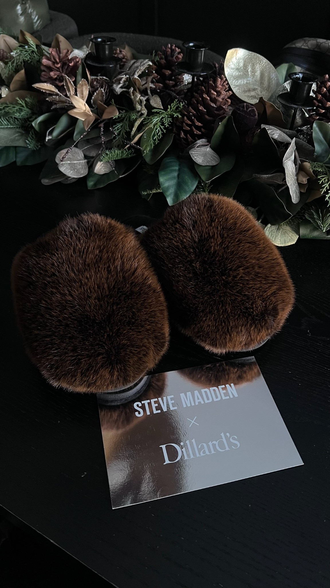 Steve Madden faux fur slip-on mule. Perfect gift to yourself or anyone who loves being comfy but cute! 

#LTKGiftGuide #LTKFindsUnder100