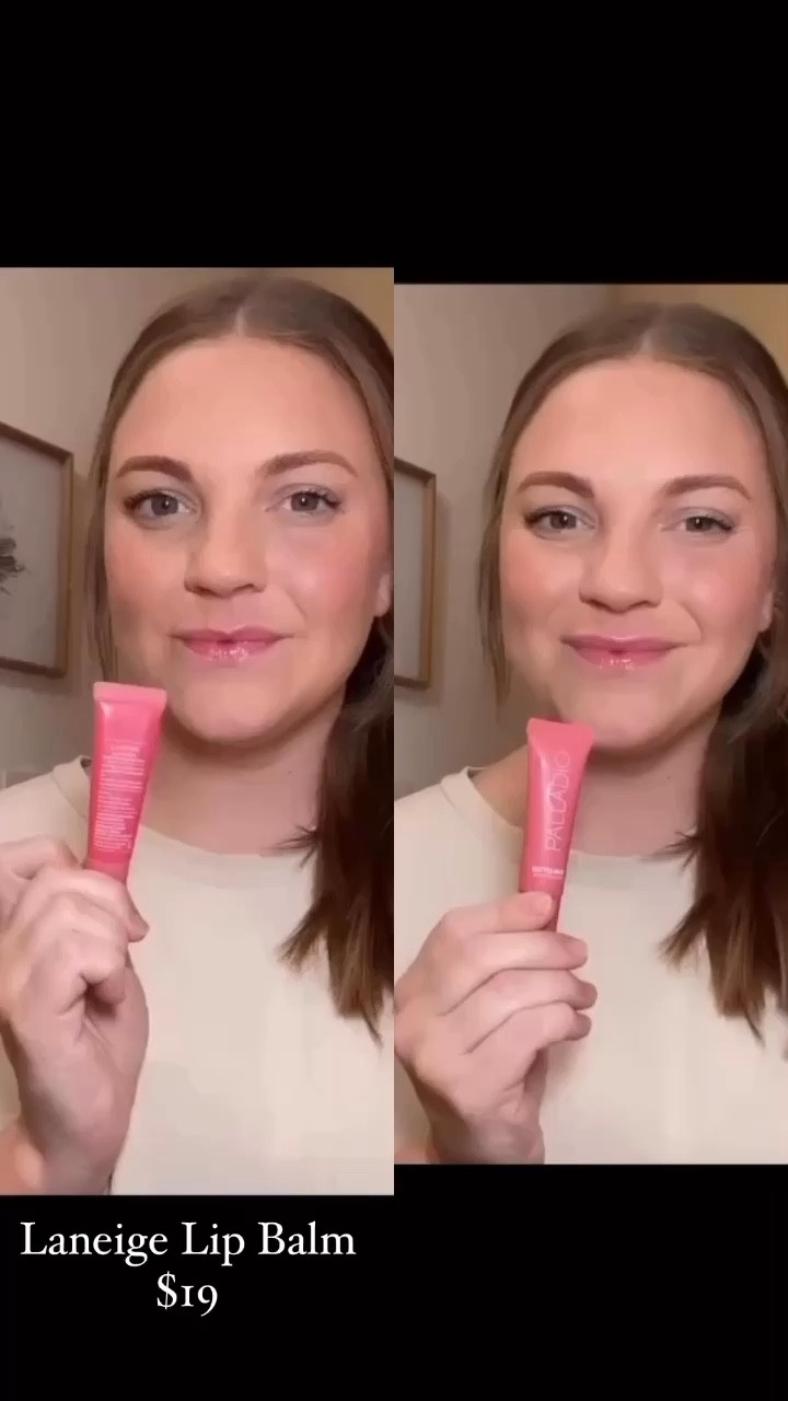 Y’all…. Compare these two Lip balms with me! They are nearly identical, but the one from @palladiobeauty is more pigmented, smoother, and only $8 🤯🤯 yet again, my favorite beauty brand is knocking it out of the park! 

#LTKStyleTip #LTKBeauty #LTKBacktoSchool