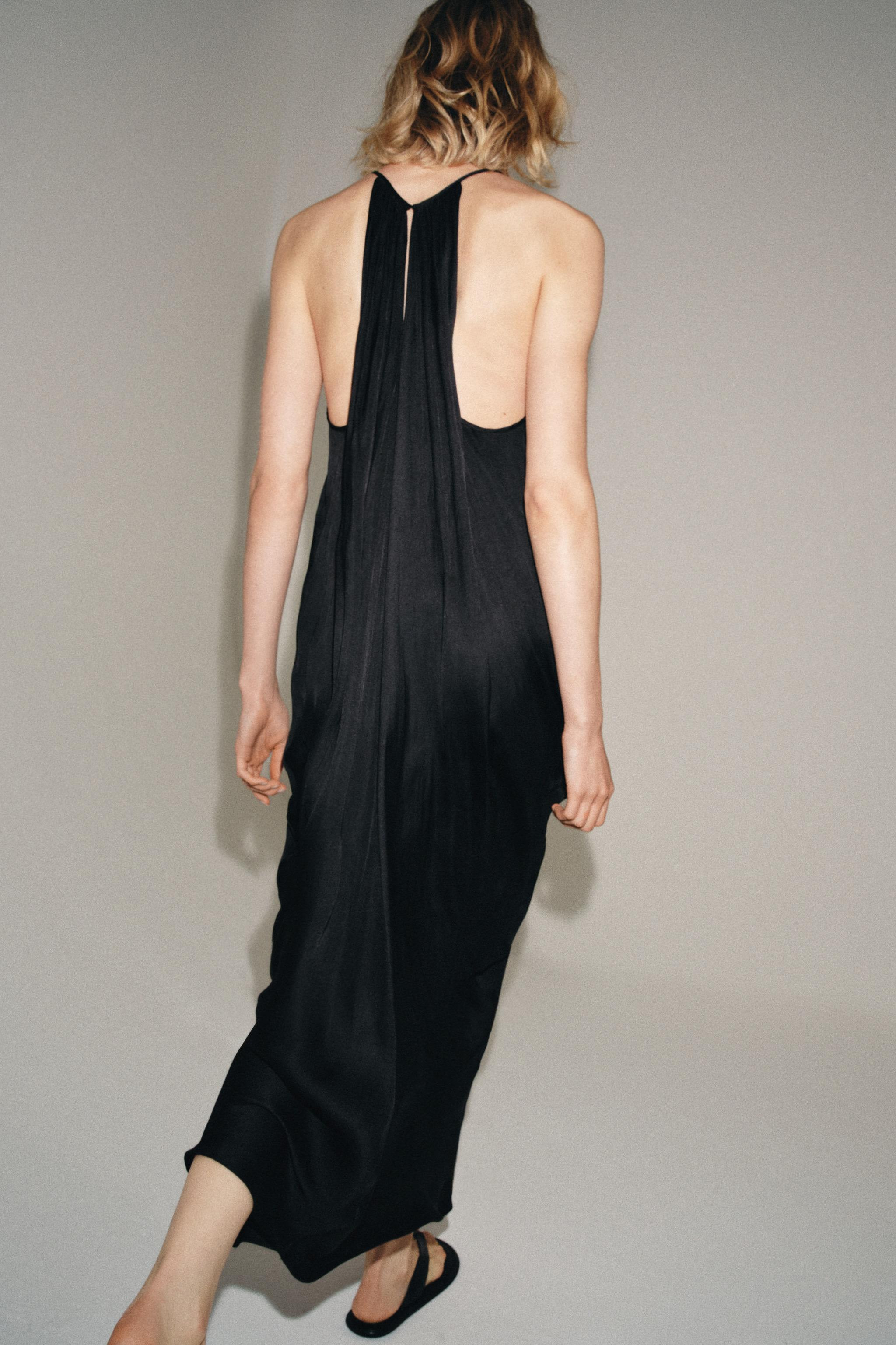 DescriptionContentsMeasurementsZARA WOMAN COLLECTIONDress with a V-neckline and spaghetti straps.... | Zara US