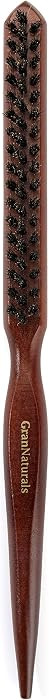 GranNaturals Teasing Boar Bristle Hair Brush for Women - Slick Back Comb with Rat Tail Pick for H... | Amazon (US)