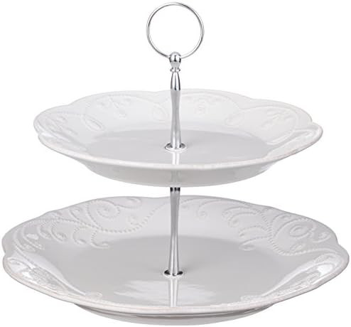 Lenox Unisex French Perle Tiered Server White Serveware - | Amazon (US)