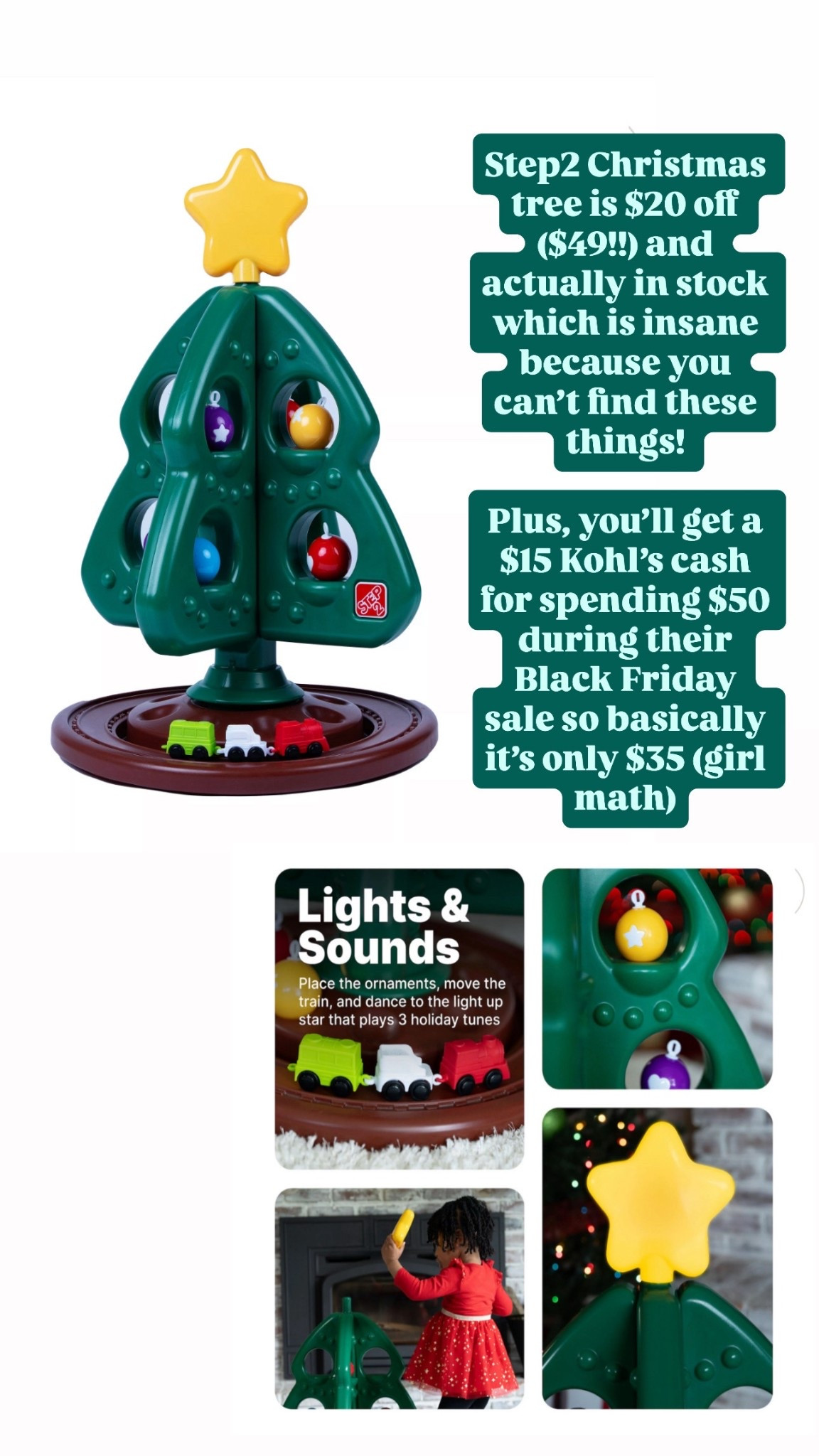 Step 2 Christmas Tree is in stock AND on sale! 🎄

#LTKHoliday #LTKGiftGuide #LTKHome