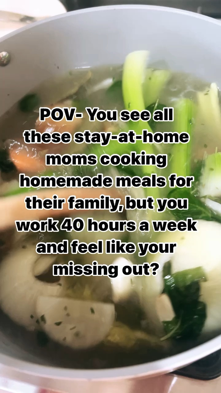 I’m a working mom, clocking 40 hours a week, and it feels like I’m constantly missing out on the homemade meals and quality time with my family that stay-at-home moms seem to effortlessly pull off. But what if I told you there’s a way to bridge that gap? What if I told you that there were easy recipes you could cook for your family No more feeling left out or guilty.  Let’s be friends and I’ll share my recipes with you so we can both feel like we’re doing the best we can for our families!!
Don’t miss my latest blog post for a simple recipe to make your own homemade, nutritious bone broth - a game-changer for your health and wellness journey! 🥘💪
 #bonebroth #homemadehealthy #nutritiousrecipes #workingmom #homemaker

#LTKSeasonal #LTKfamily #LTKfindsunder50