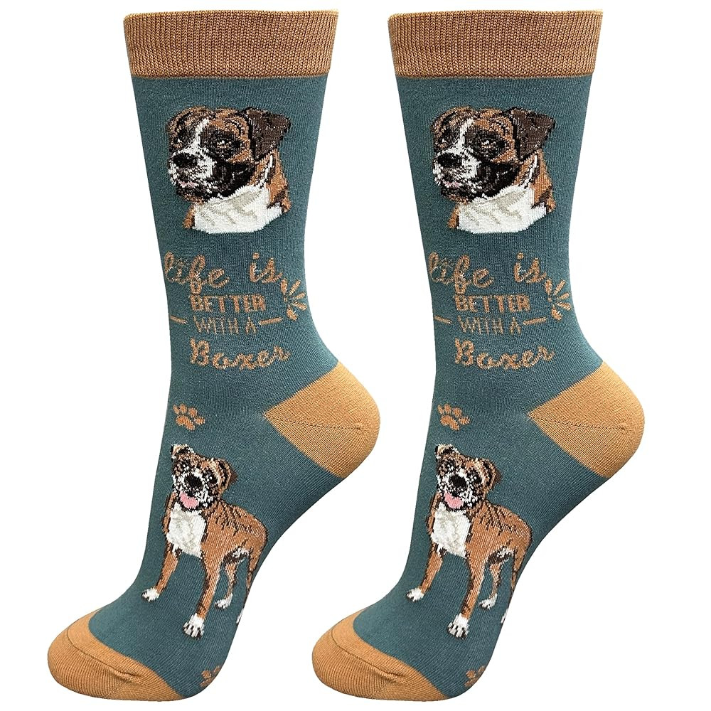 E&S Pets Pet Lover Socks - Dog & Cat Socks - Unisex Novelty Gifts | Amazon (US)