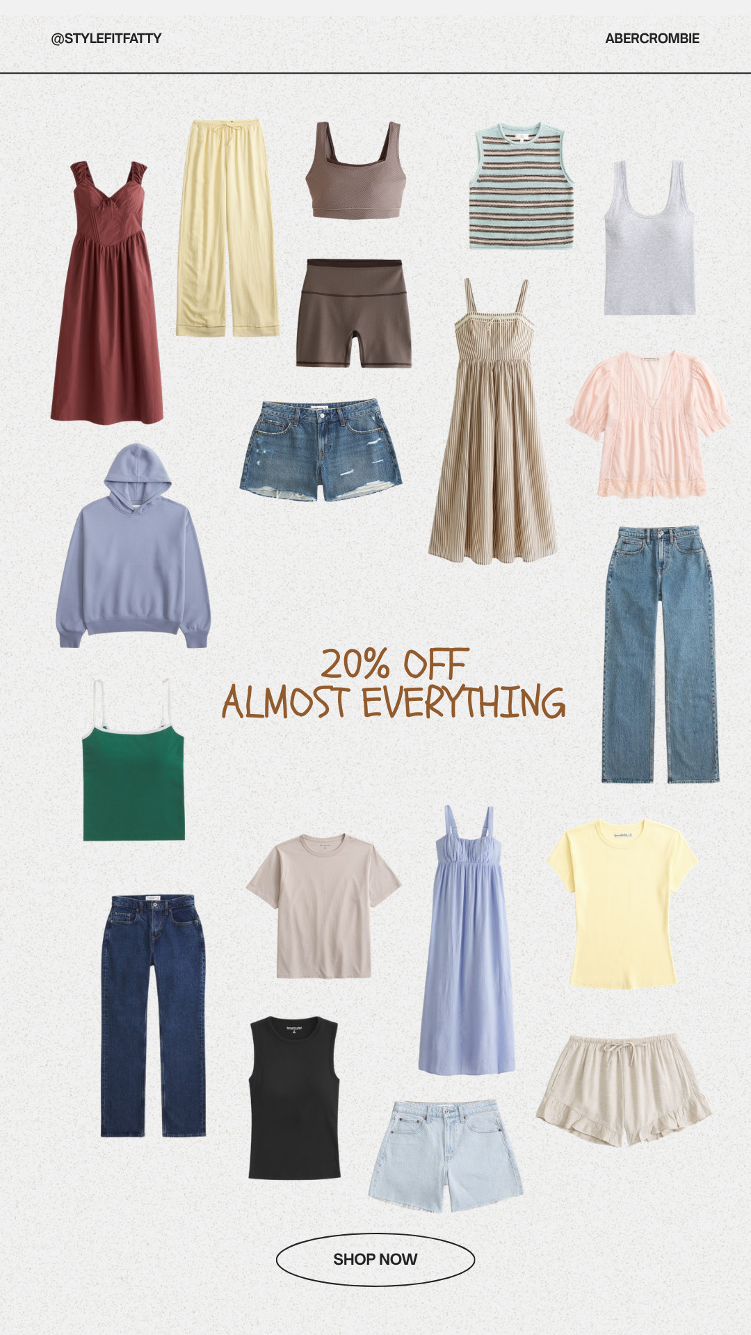 So many good summer & fall staples for sale at Abercrombie!!!! All 20% off!! #afsale #myaf #AF 

 #LTKootd #LTKActive #LTKSaleAlert