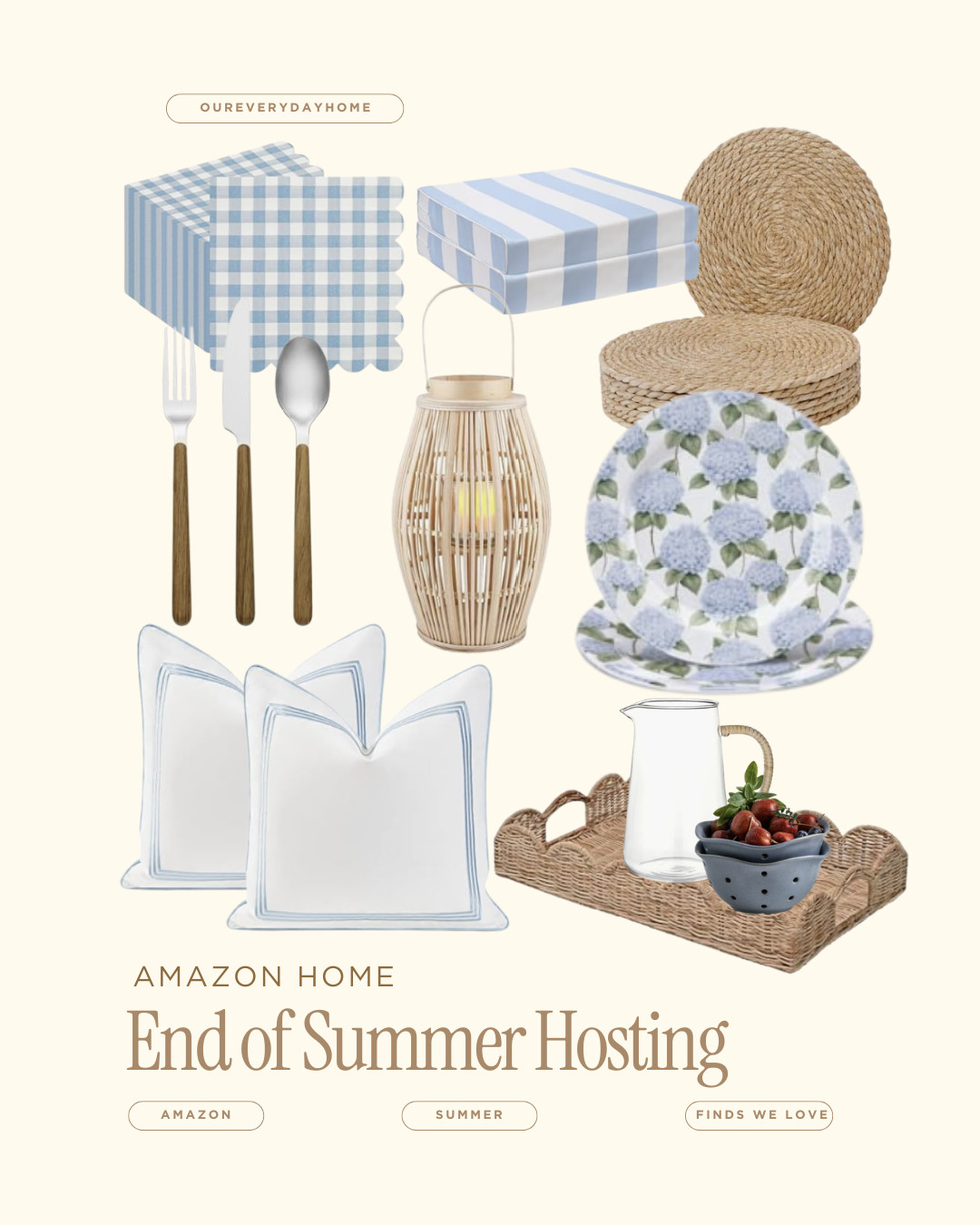 End of summer hosting ideas from Amazon home! 

 #LTKSeasonal #LTKHome