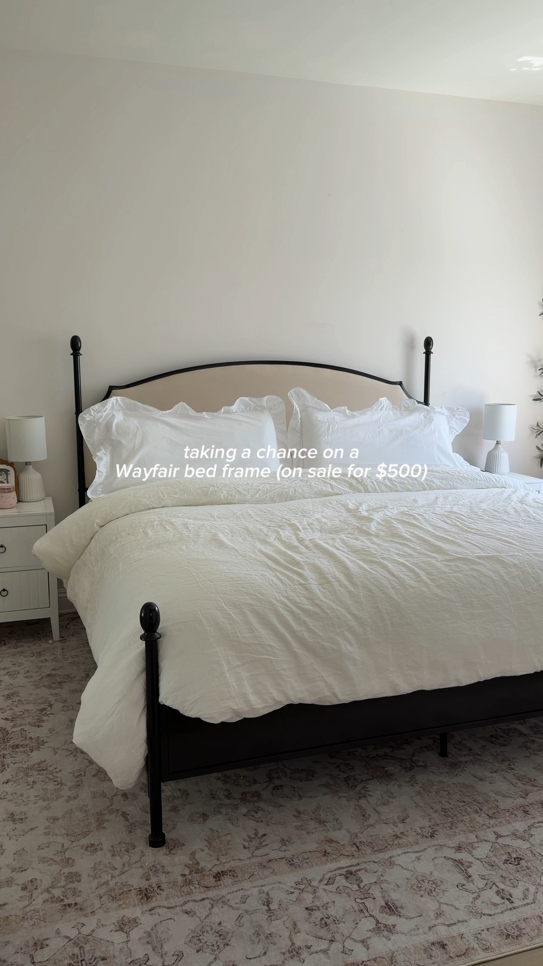Taking a chance on a bed frame from Wayfair (under $700 but currently on sale for $500!) 🌟

#LTKxWalmart #LTKHome