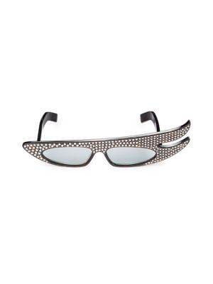 Gucci 56MM Embellished Asymmetrical Cat Eye Sunglasses on SALE | Saks OFF 5TH | Saks Fifth Avenue OFF 5TH (Pmt risk)