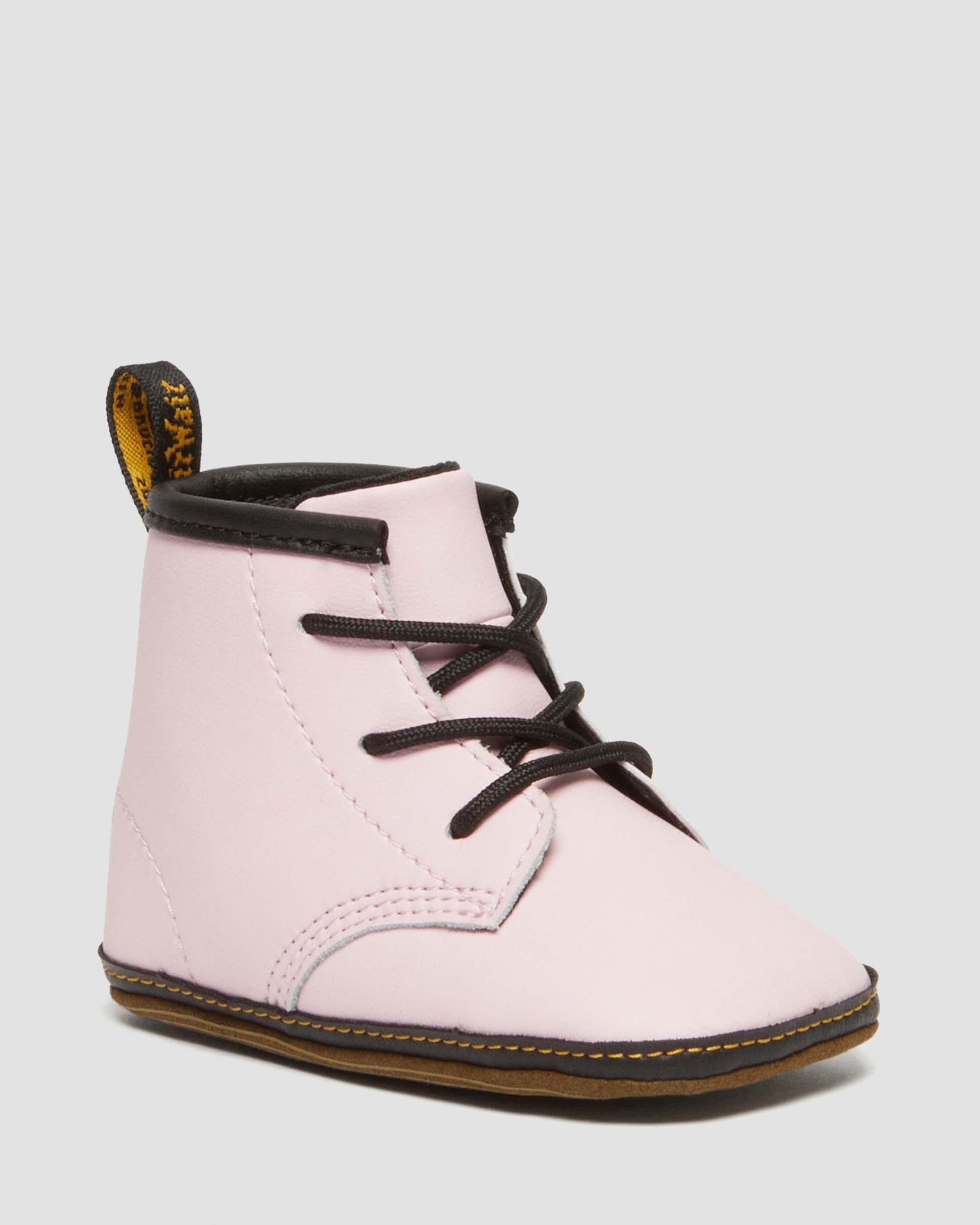 Newborn 1460 Auburn Leather Booties | Dr. Martens