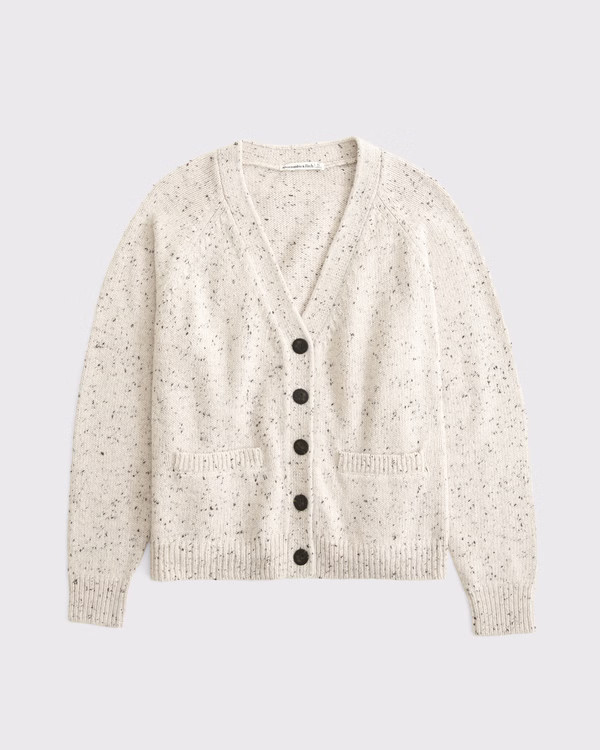 Dad V-Neck Cardigan | Abercrombie & Fitch (US)
