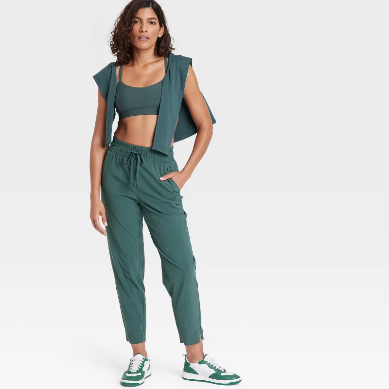 Women's Active Light High-Rise Taper Pants - All In Motion™ | Target