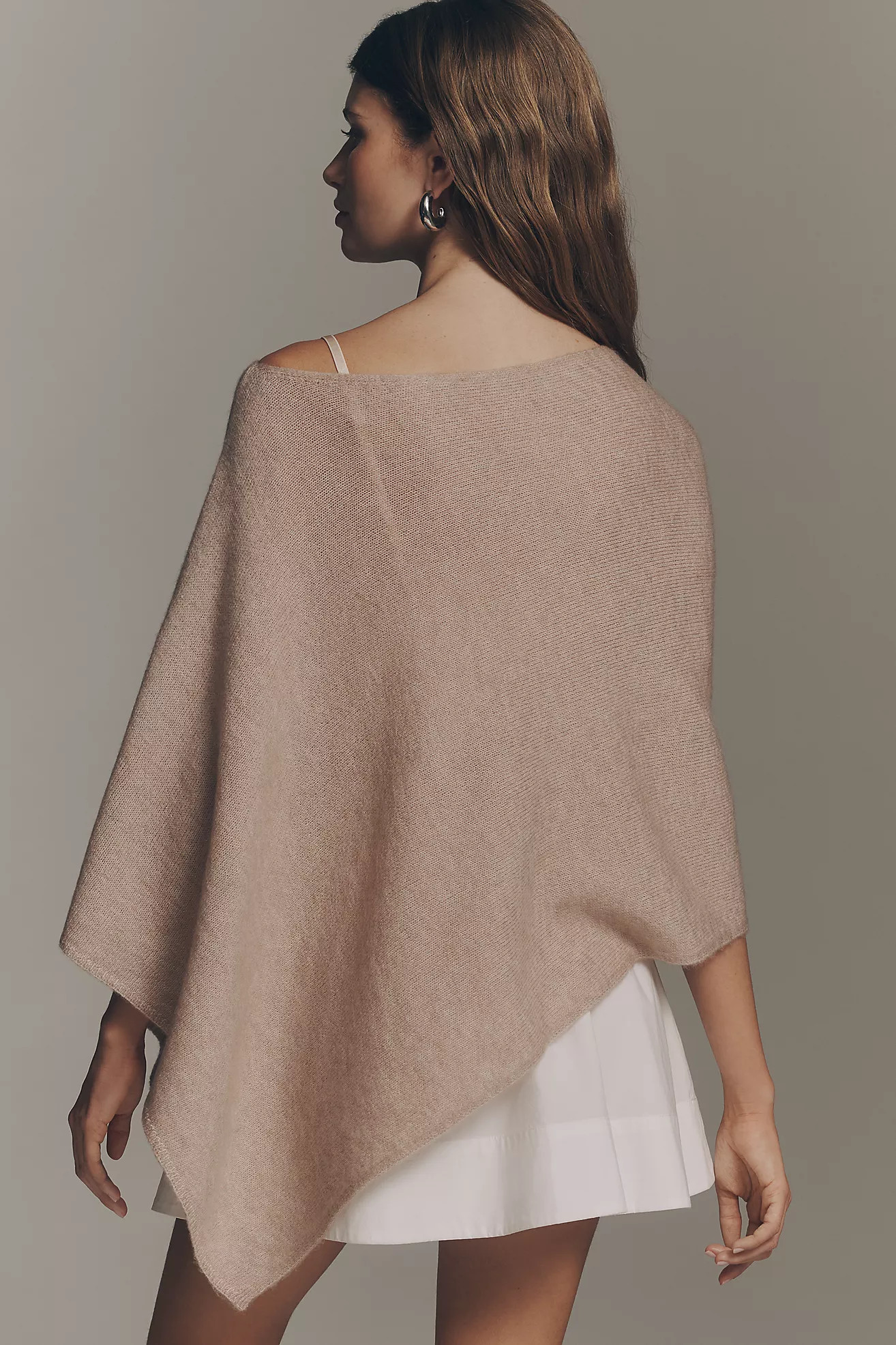 By Anthropologie Knit Asymmetric Poncho | Anthropologie (US)