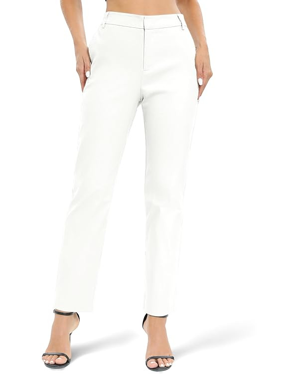 Urban CoCo Women's High Waist Work Pants Business Casual Office Dress Pants Trousers with Pockets | Amazon (CA)