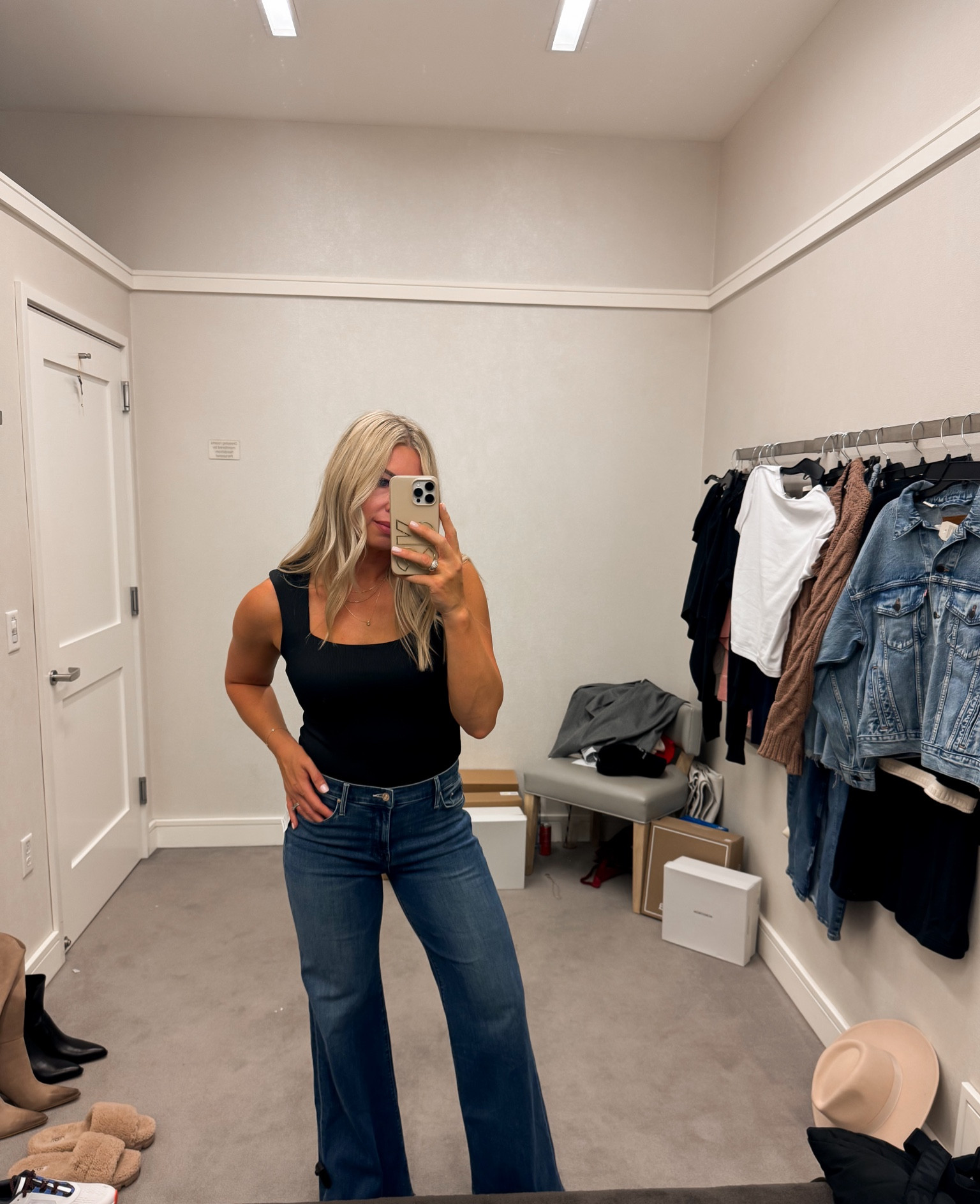 Bodysuit -I sized up 
Wide leg denim tts 
NSale 
Nordstrom anniversary sale 

#LTKSaleAlert #LTKxNSale #LTKFindsUnder50