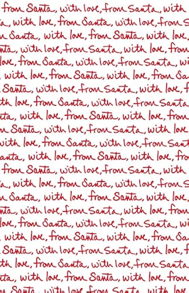Party Explosions With Love From Santa Holiday Wrapping Paper (Flat 24" x 6') | Amazon (US)