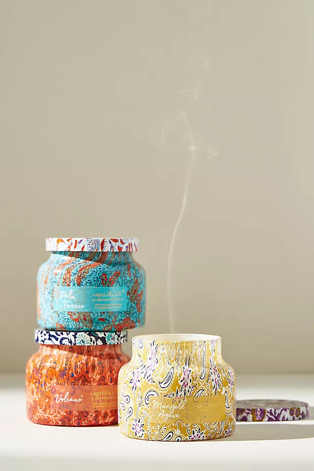 Capri Blue Petite Glass Jar Candle | Anthropologie (US)