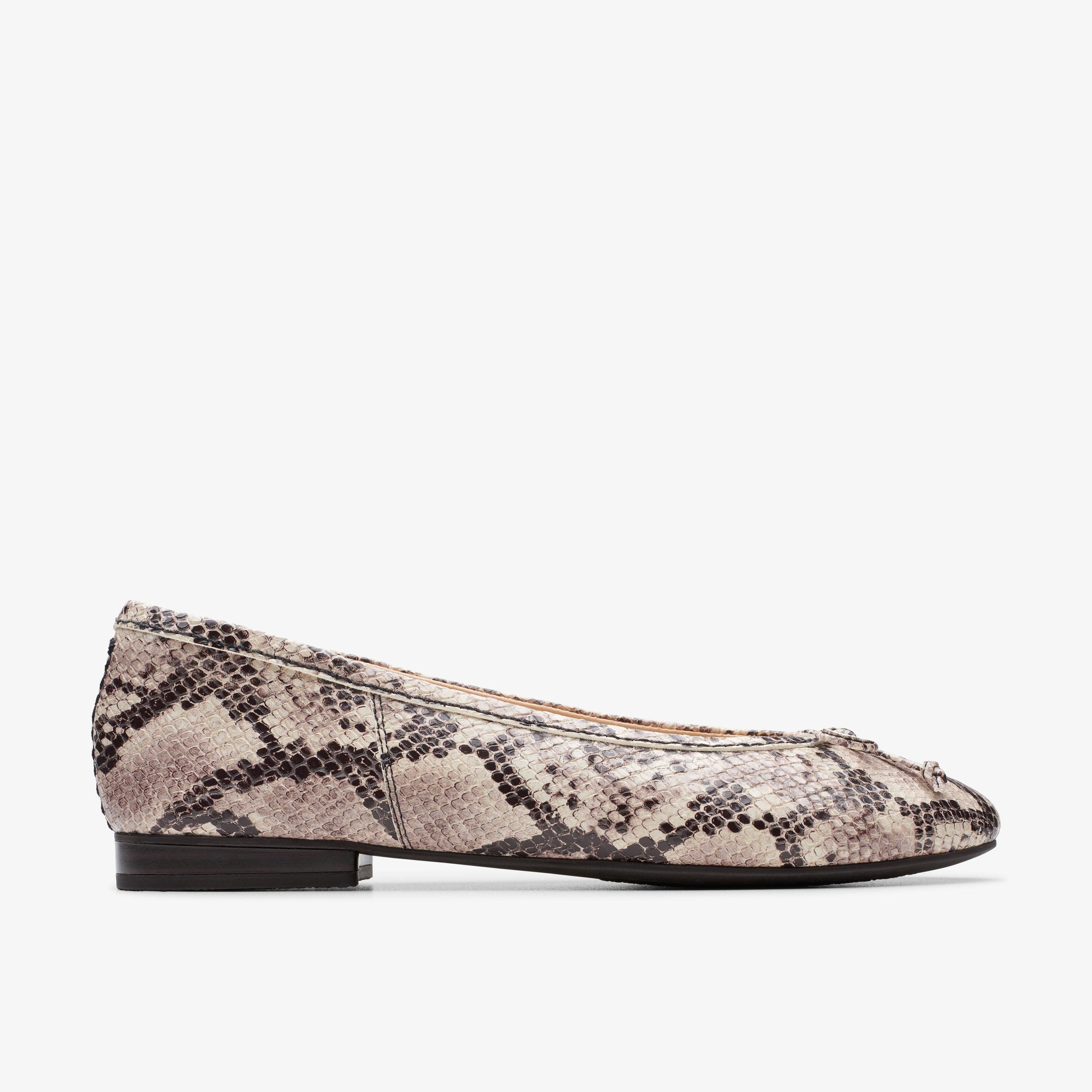 WOMENS Fawna Lily Snake Print Ballerina | Clarks US | Clarks (US)