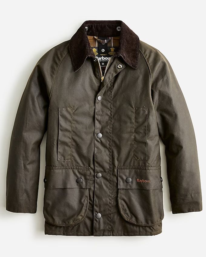 Kids' Barbour® Beaufort® waxed jacket | J.Crew US