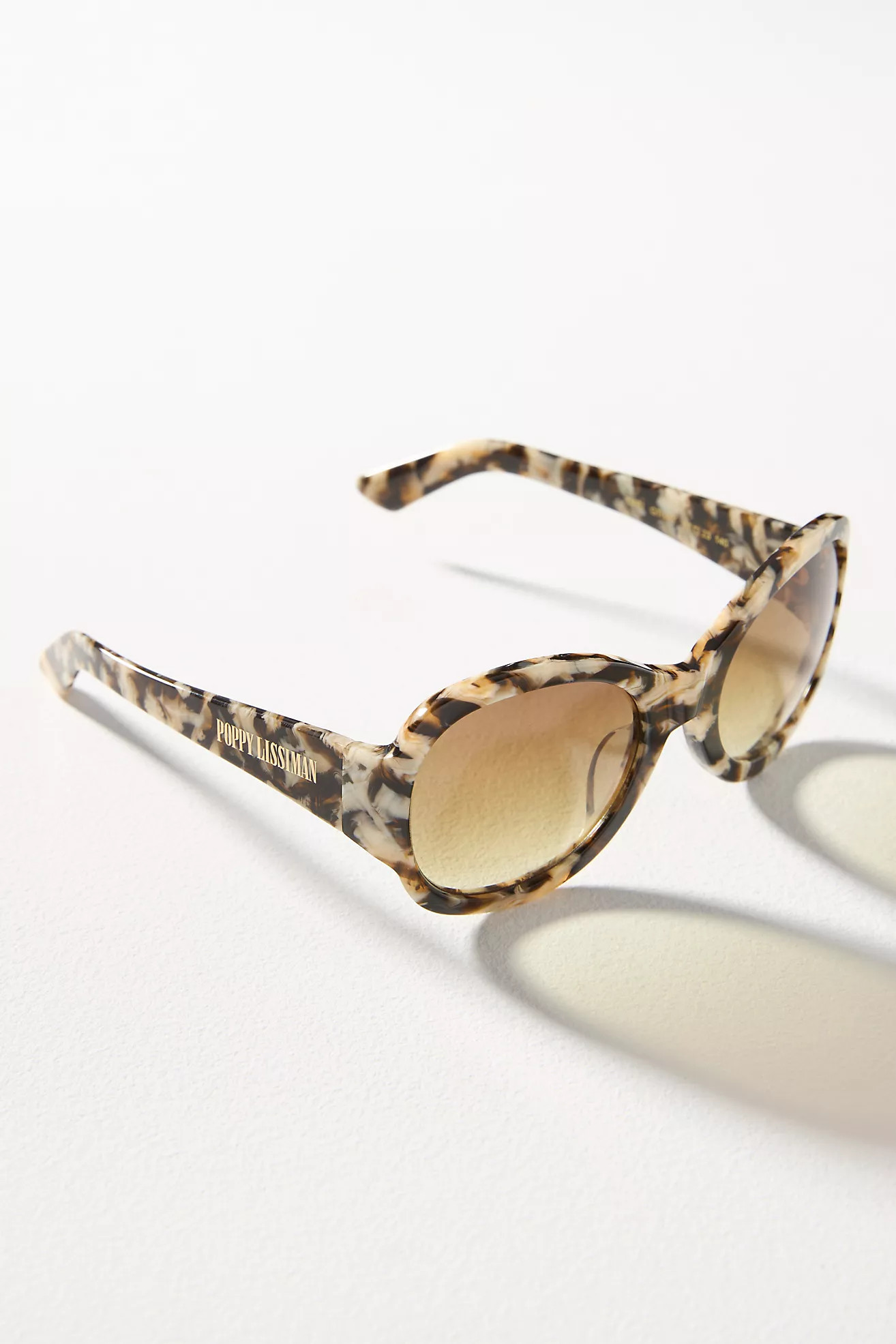 Poppy Lissiman Tiffi Graphic Tortoiseshell Sunglasses | Anthropologie (US)