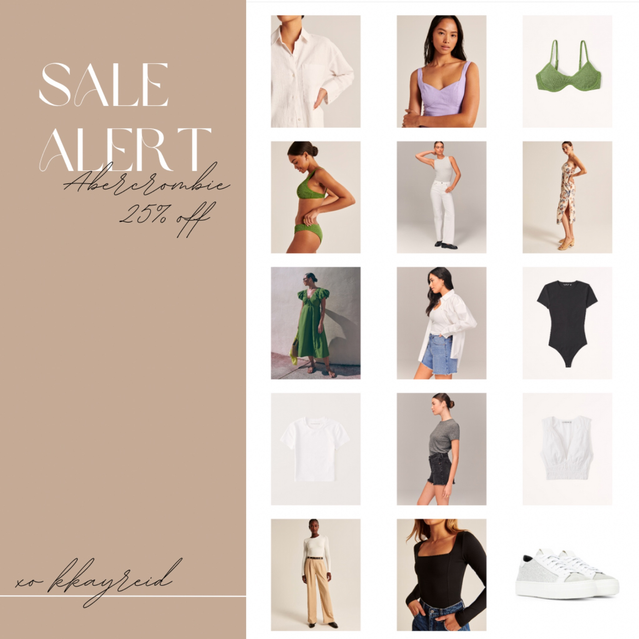 SALE ALERT! 25% off Abercrombie through the LTK app  #abercrombie #sale #salealert #ltksale #springfashion #fashiontrend

#LTKSale #LTKunder100 #LTKsalealert