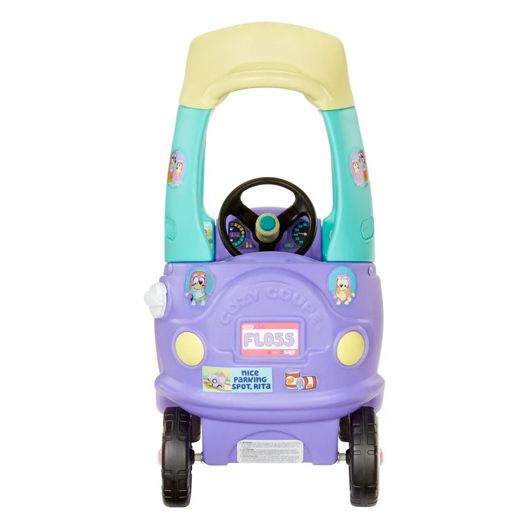 Little Tikes Bluey Grannies Car Coupe with 2 Accessories, Bluey Foot-to-Floor Ride-on, Kids Ages ... | Walmart (US)