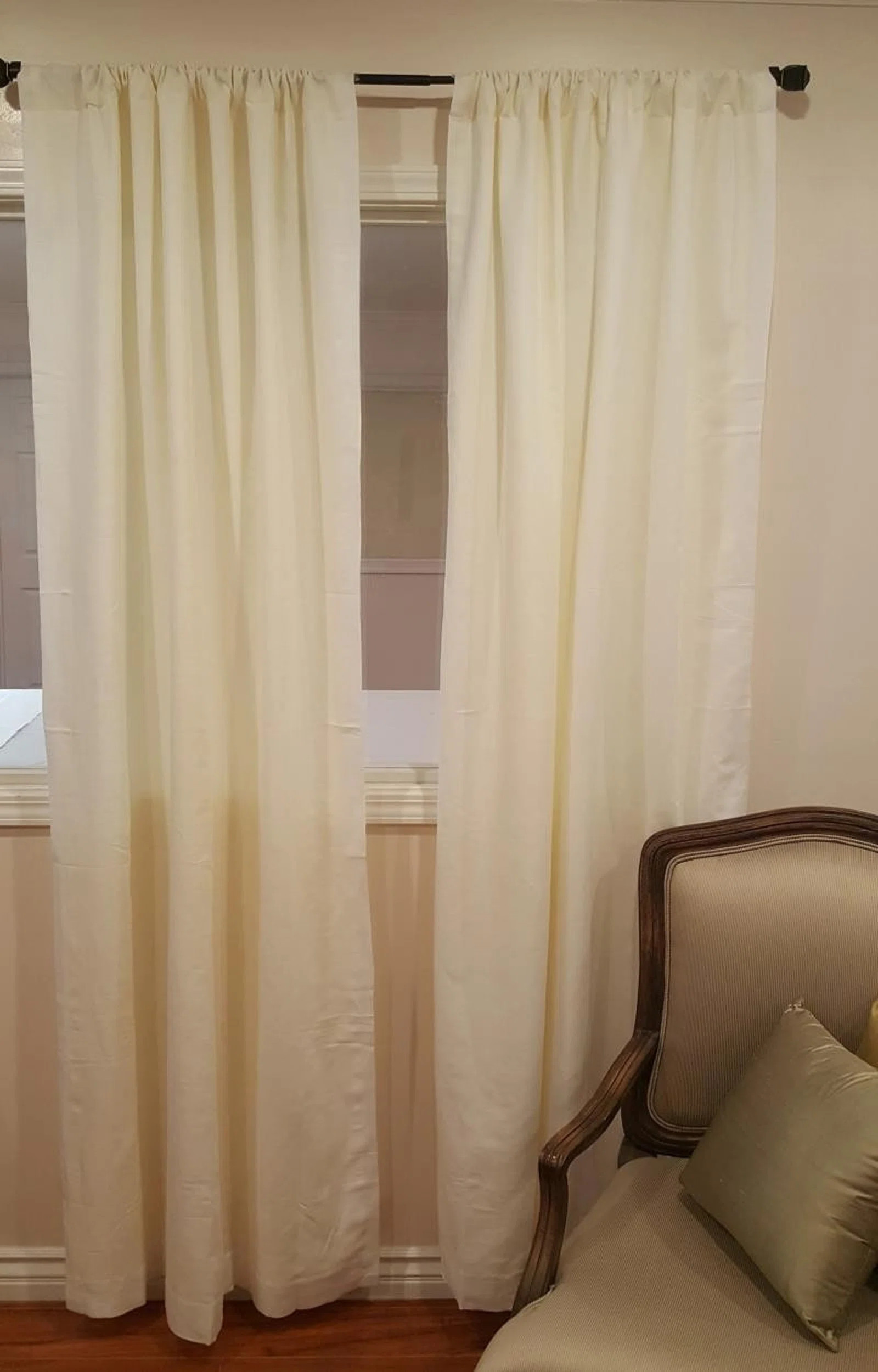 Dansby Linen Semi Sheer Curtain Single Panel | Wayfair North America