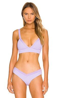 L*SPACE Vera Bikini Top in Wisteria from Revolve.com | Revolve Clothing (Global)