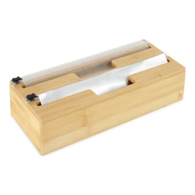 new!Home Expressions Bamboo Wrap Cutter and Dispenser Organizer | JCPenney