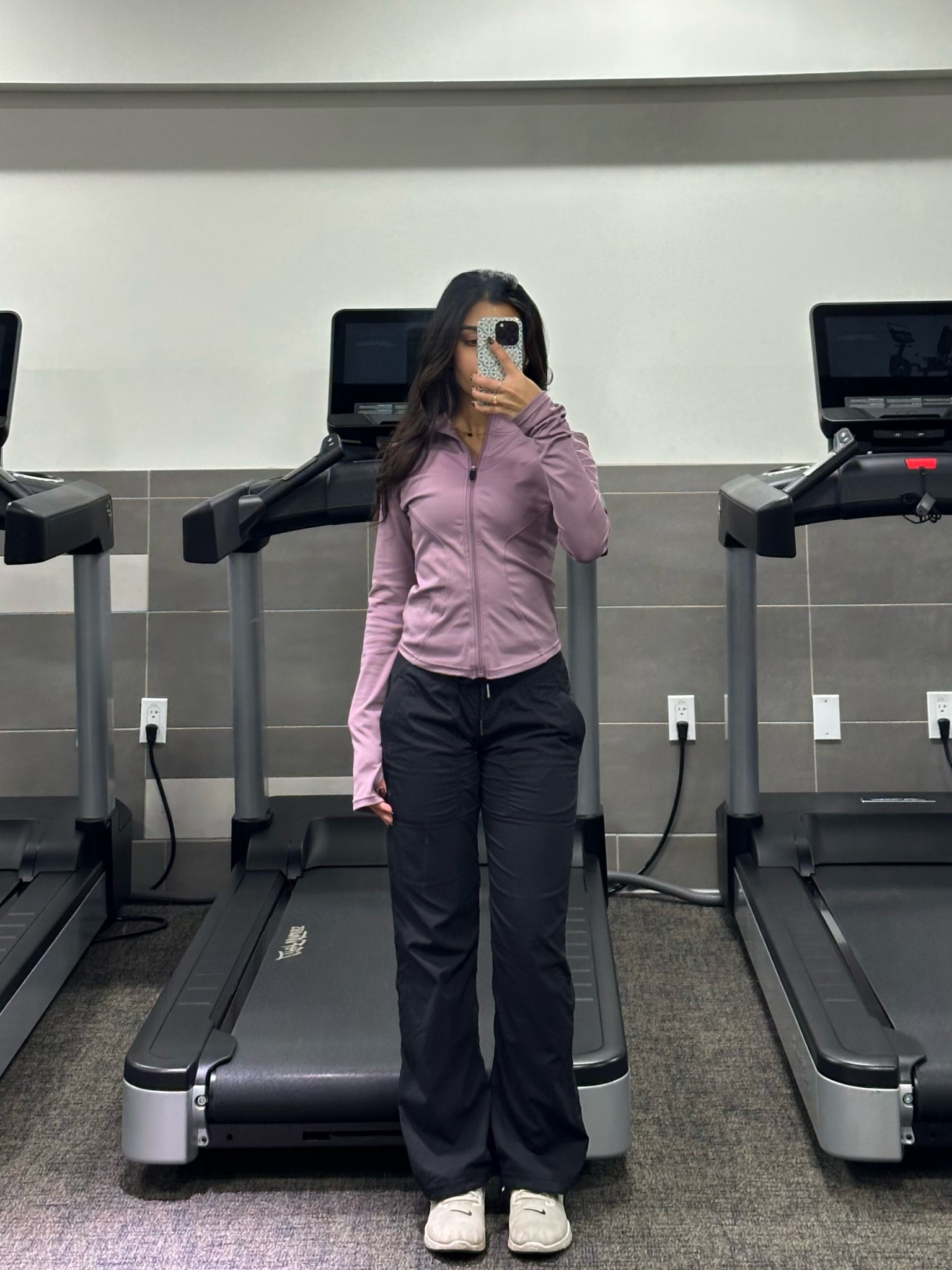 modest gym outfit