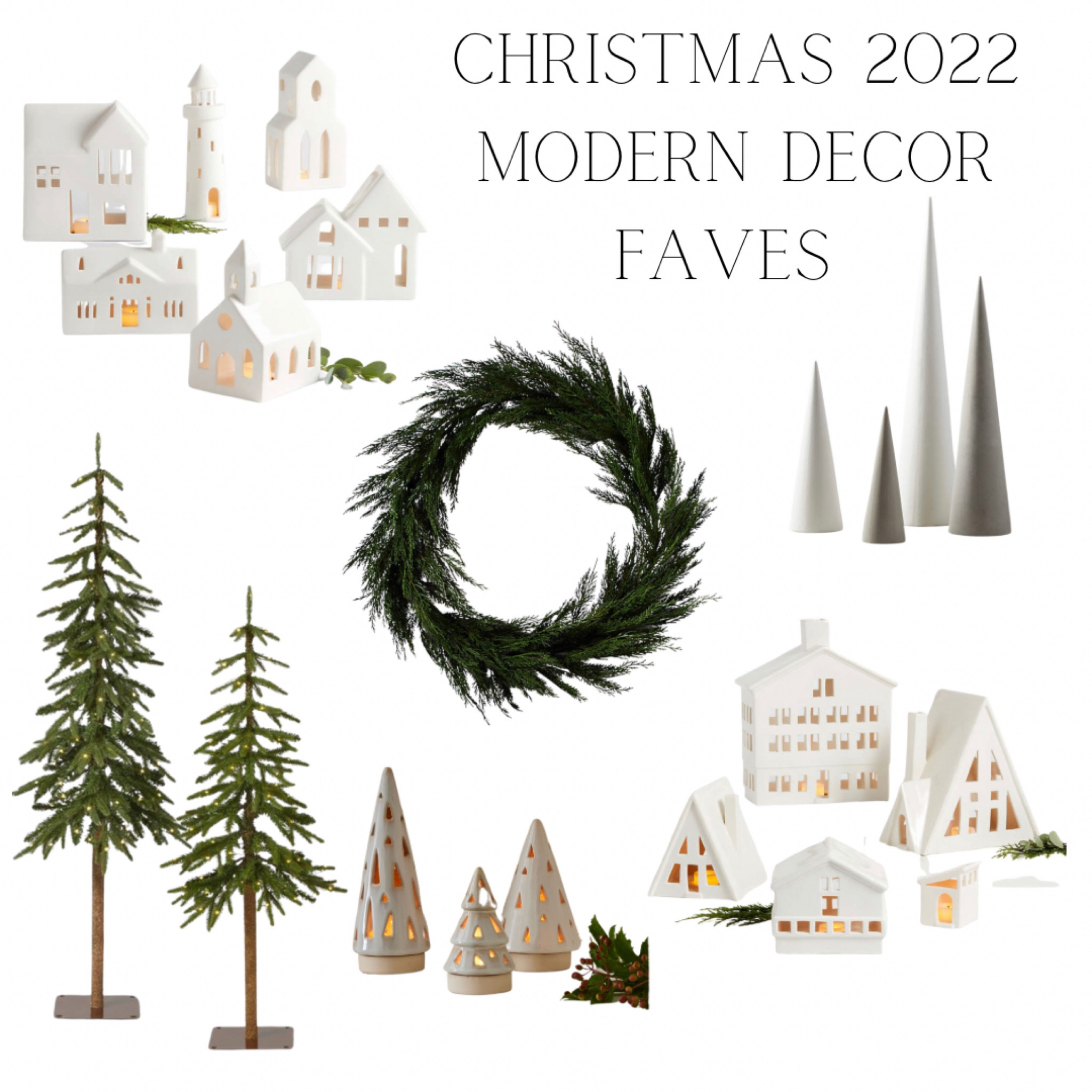 Christmas 2022 Modern Decor Muse Haves! #moderndecor #christmasdecor #modernchristmas #scandinavianchristmas #neutralchristmasdecor #deckthehalls

#LTKHoliday #LTKhome