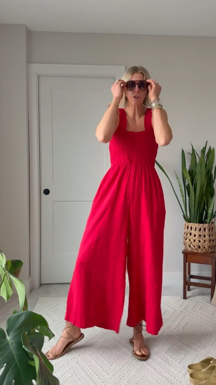 A jumpsuit is a must for vacation! I love this organic cotton one from Quince. So many ways to wear it❤️

#LTKTravel #LTKmomlife #LTKootd