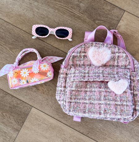 Easter basket stuffer /gift idea for little girls: love this plaid tweed backpack!!! 

Target style. Cat and jack. Spring outfits. Toddler style. Toddler backpack. Little girl fashion. Pink Heart backpack. #ltkfindsunder50 

#LTKbaby #LTKSeasonal #LTKkids