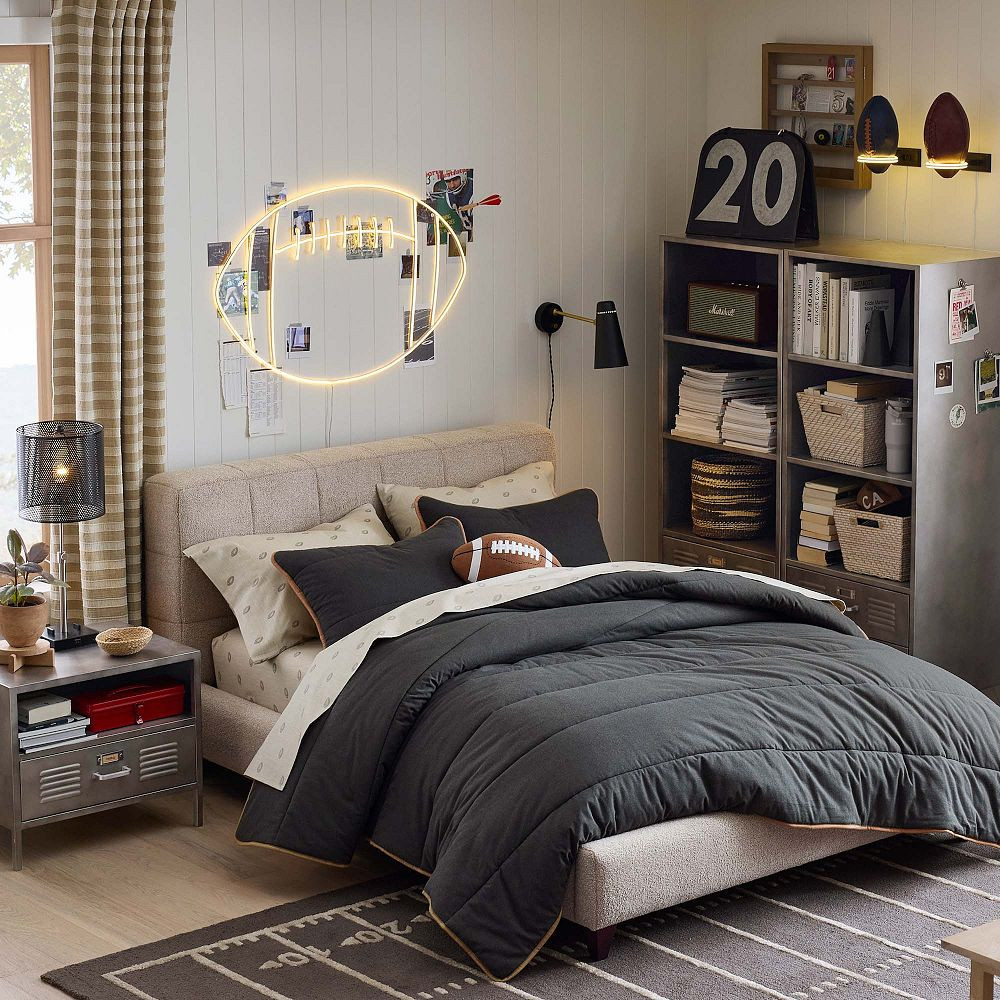 Baldwin Classic Upholstered Bed | Pottery Barn Teen