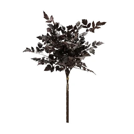 My Texas House Fall Faux Leaves Bundle, Plum, 30" | Walmart (US)