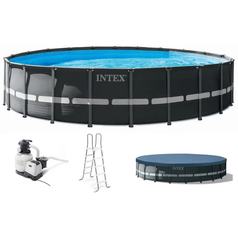 Intex 22ft X 52in Ultra XTR Frame Round Pool Set with Sand Filter Pump | Walmart (US)