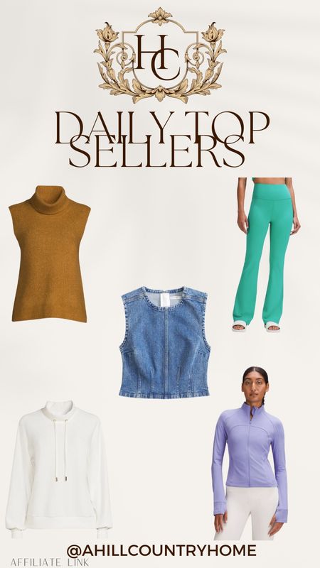 Daily top sellers! 

Follow me @ahillcountryhome for daily shopping trips and styling tips!

Seasonal,fashion, fashion finds, leggings, shirts, jacket, ahillcountryhome

#LTKstyletip #LTKU #LTKSeasonal