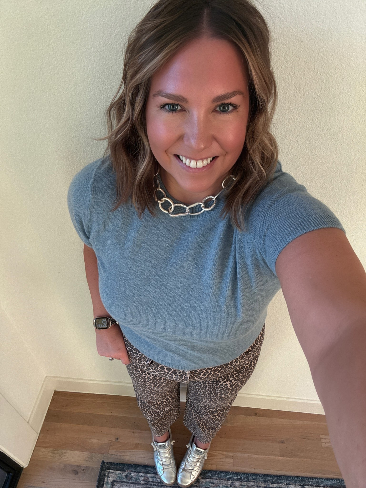 The color and fabric of this cashmere sweater is so fun while being cozy. I paired it with these leopard barrel jeans for a date night look. Once again added sneakers to keep it casual and a fun necklace. This sweater will for sure be on repeat this year  

#LTKFindsUnder100 #LTKShoeCrush #LTKStyleTip