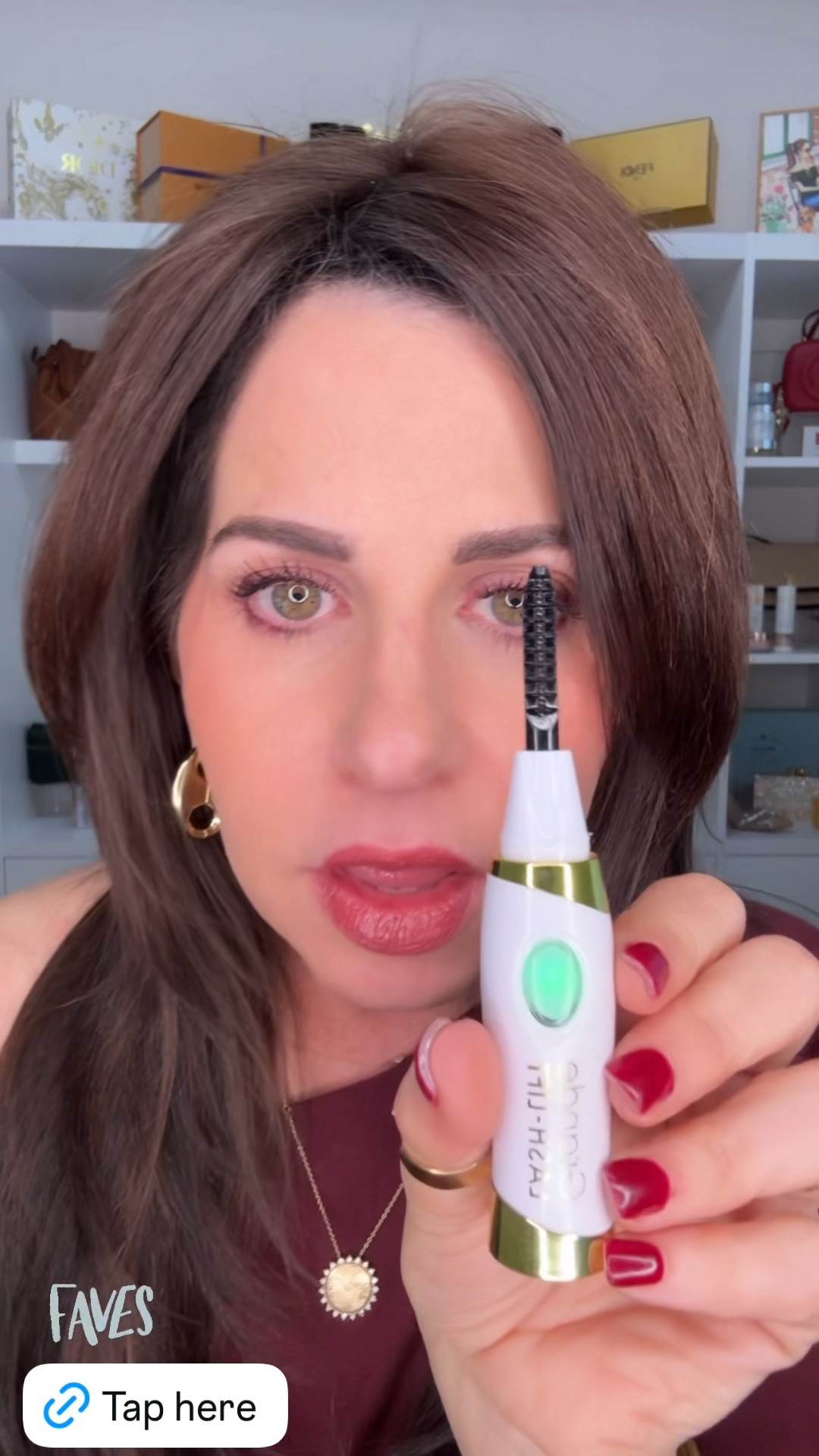 Heated lash curler! Super neat and works so well . 

#LTKWatchNow #LTKBeauty #LTKFindsUnder50