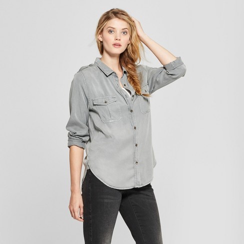 Women's Long Sleeve Soft Twill Shirt - Universal Thread™ | Target