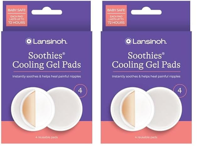 Lansinoh Soothies Cooling Gel Pads for Nursing, Baby & Postpartum Essentials, Reusable Breastfeed... | Amazon (US)