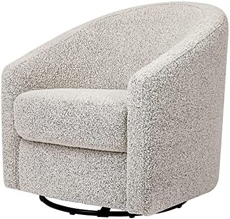 babyletto Madison Swivel Glider in Black White Boucle, Greenguard Gold and CertiPUR-US Certified | Amazon (US)