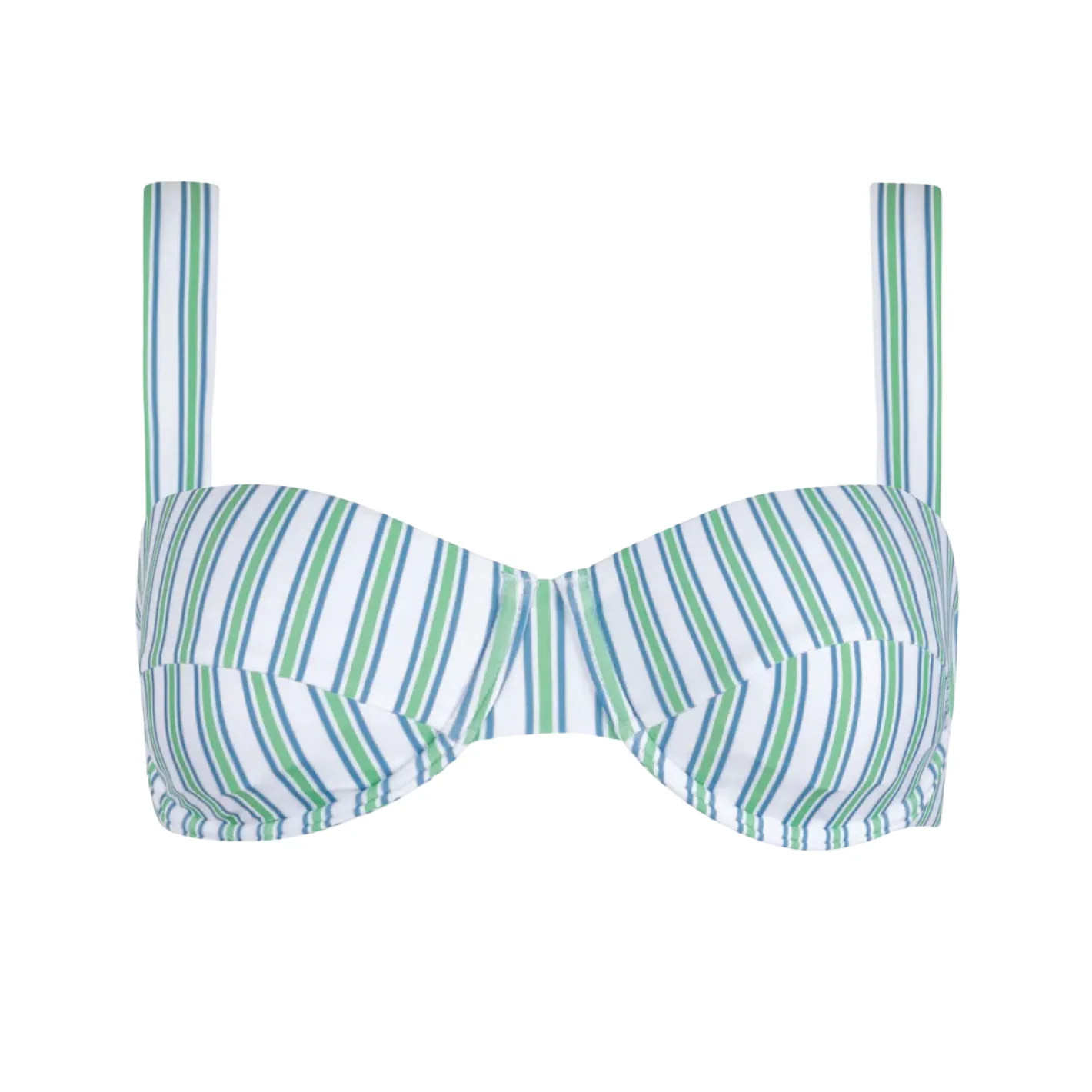 women's tamarin stripe cup bikini top | Minnow